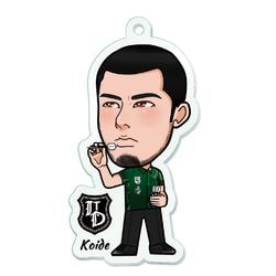 似顔絵アクリルキーホルダー 小出康喜選手|キーホルダー・アクリルスタンド|ダーツアクセサリー