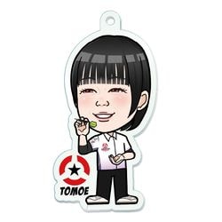 似顔絵アクリルキーホルダー 岡村知恵選手|キーホルダー・アクリルスタンド|ダーツアクセサリー