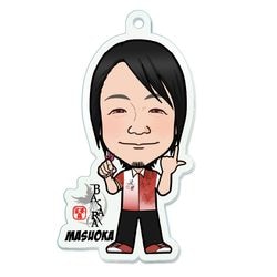 似顔絵アクリルキーホルダー 舛岡尚選手|キーホルダー・アクリルスタンド|ダーツアクセサリー