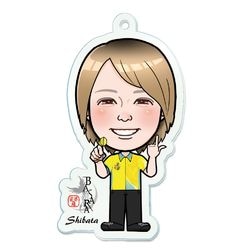 似顔絵アクリルキーホルダー 柴田豊和選手|キーホルダー・アクリルスタンド|ダーツアクセサリー