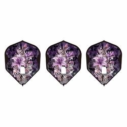 エルフライト×ダイナスティー PRO ユキナ ver.5 シェイプ ブラック シャンパンリング対応|エルフライト|ダーツフライト