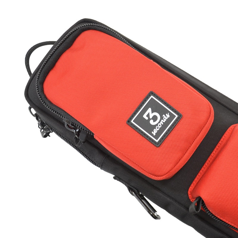 3seconds �ڥ��꡼�����󥺡ۥ��塼������ ��å� 4�Хå�4����ե� ���ե�(3S4B4S-S-BLK��RED) | �ӥ�䡼�� ���塼������