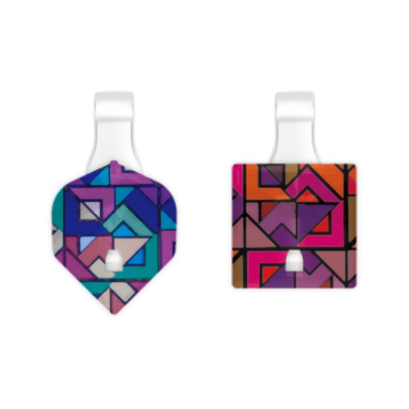 PICPIN �ڥԥå��ԥ�� ���� ������ȥ�å� �ѥ����� A (L-Geometric Pattern A)