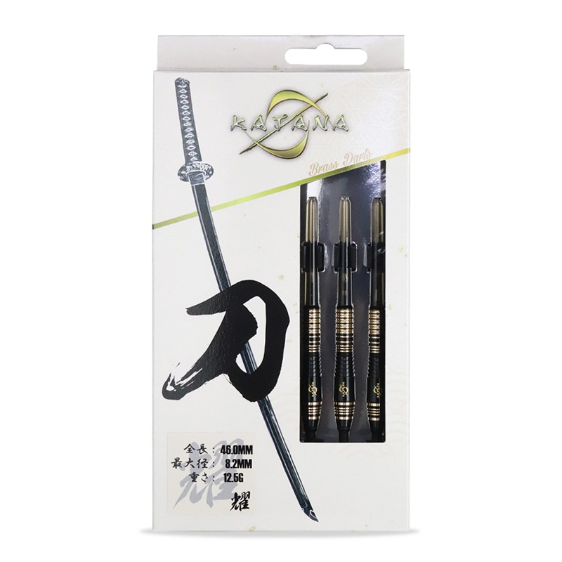 �����ʥ��ƥ��� ������ �� 12.5g �֥饹(KATANA BRASS DARTS SET)