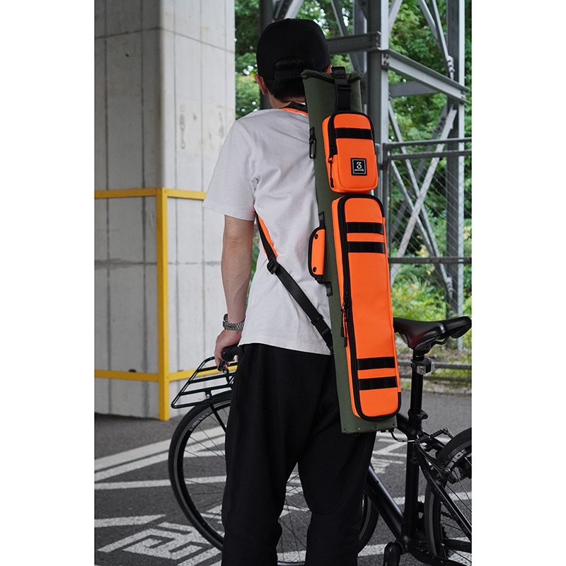 3seconds �ڥ��꡼�����󥺡� ���塼������ �������ߥ���� 3�Хå�5����ե� �ϡ���(KHAKI��ORANGE 3S-3B5SH) | �ӥ�䡼�� ���塼������