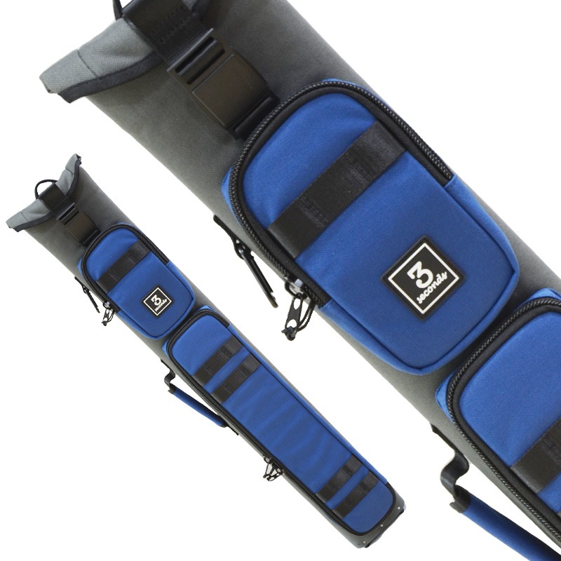 3seconds 【スリーセカンズ】 キューケース グレー×ブルー 3バット5