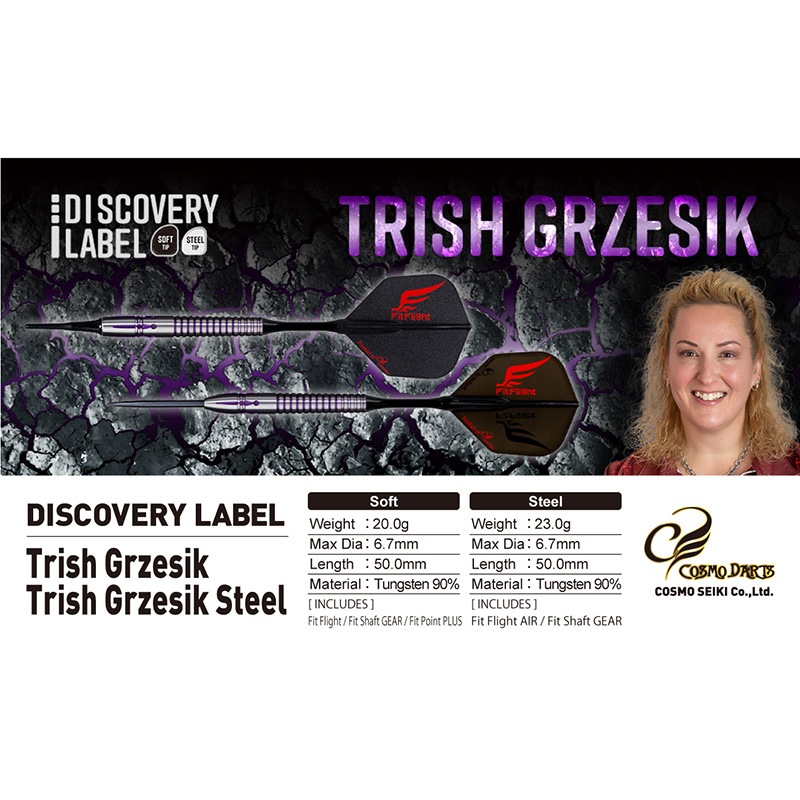 ����������� �ǥ������Х꡼��٥� Trish Grzesik �ϡ��� 23g ���󥰥��ƥ�90% �ȥ�å��塦���졼���å�����(DISCOVERY LABEL steel)