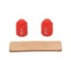 KAMUI �ڥ��।�� ���åץץ��ƥ����� �� (TIP PROTECTOR RED) | 2�ĥ��å�