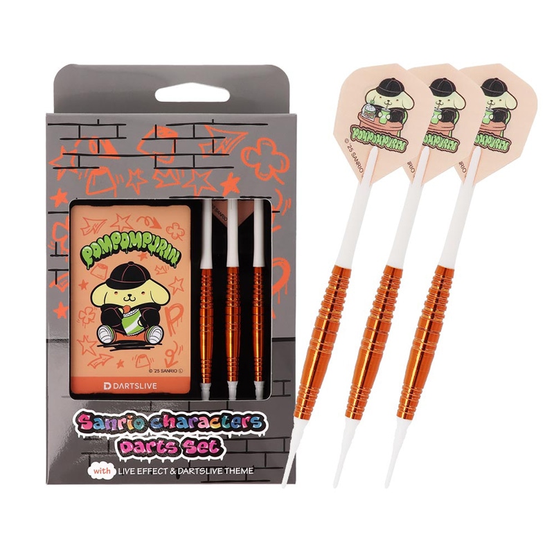 サンリオキャラクター　ダーツセット　with DARTSLIVE ポムポムプリン 予約商品7月24日発売】ダーツセット サンリオ Solid&Cool