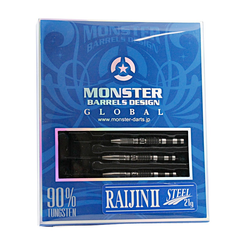 MONSTER DARTS�ڥ�󥹥��������ġ� �������Х��ǥ� ���2 (GLOBAL MODEL RAIJIN2 STEEL Tungsten90%) | ������ �ϡ��ɥ����� 16.5g