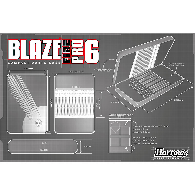 Harrows ڥϥ ֥쥤ץ6ե ֥å (BLAZE PRO 6 FIRE CASE BLACK) | ĥ