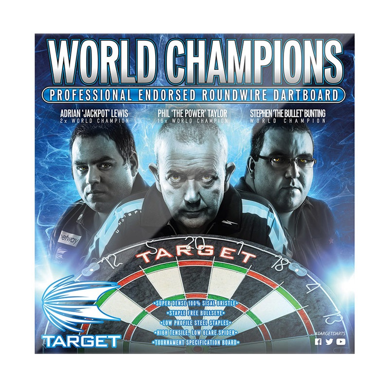 TARGET �ڥ������åȡ� ���ɥ����ԥ�������ĥܡ��� (WORLD CHAMPION DARTBOARD) | �ϡ��ɥܡ���