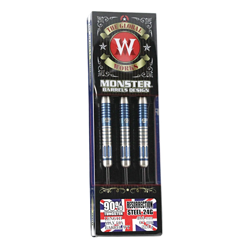 MONSTER DARTS�ڥ�󥹥��������ġ� �������Х����� �ꥶ�쥯����� (GW RESURRECTION STEEL Tungsten90%) | ������ �ϡ��ɥ����� 18.0g