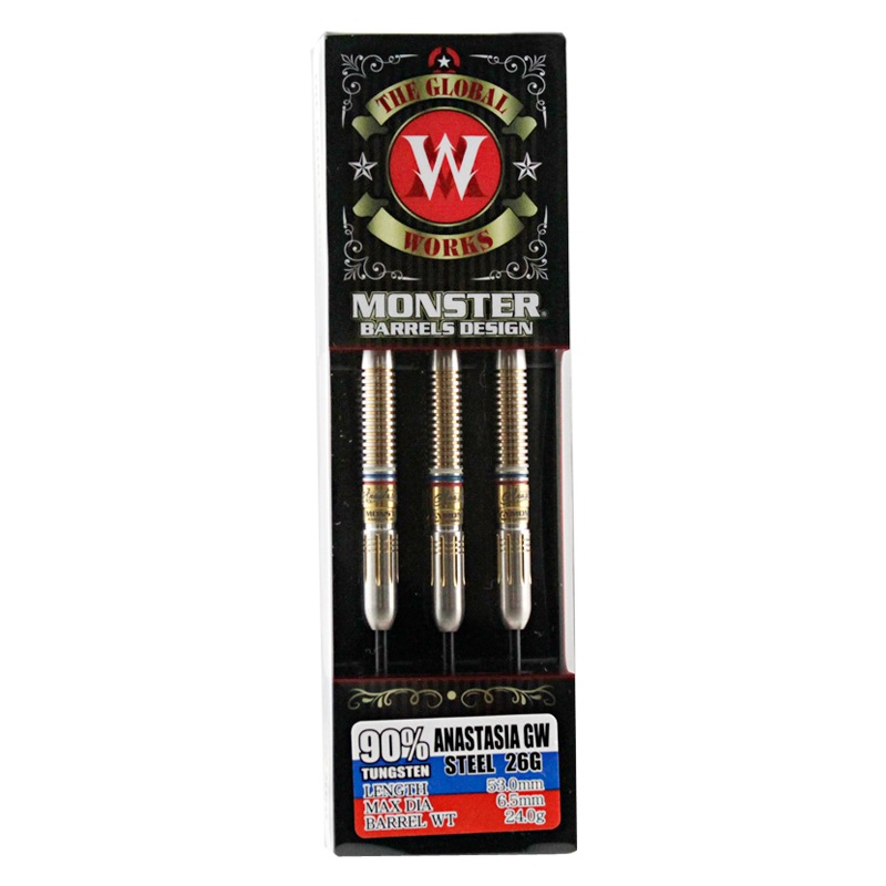 MONSTER DARTS�ڥ�󥹥��������ġ� �������Х����� ���ʥ������� 26g (GW ANASTASIA STEEL 26g Tungsten90%) | ������ �ϡ��ɥ����� 24.0g
