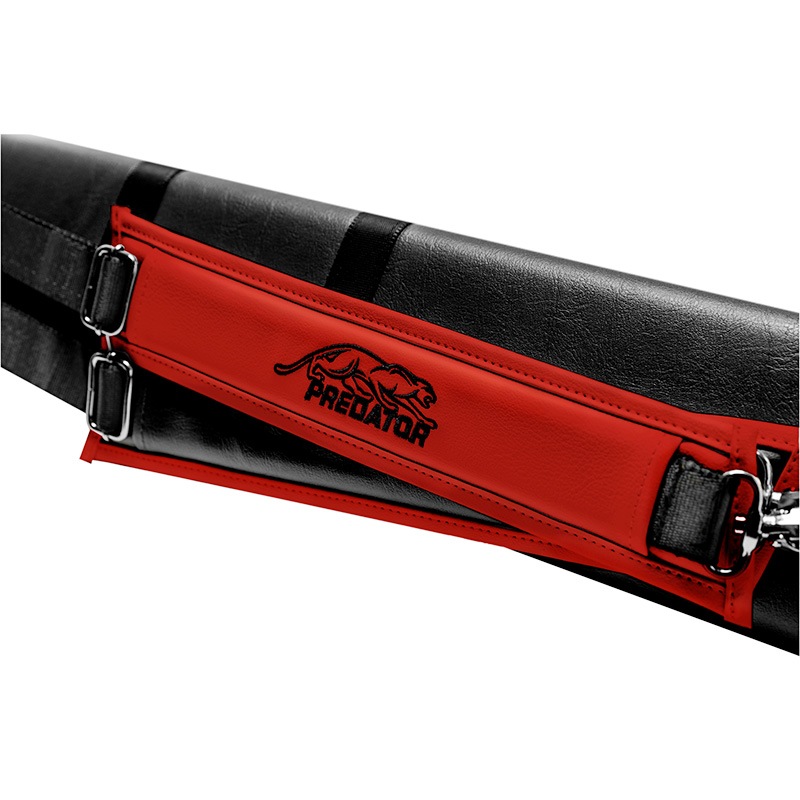 Predator �ڥץ�ǥ����� �����ɥ饤�� ���塼������ 2�Хå�4����ե� �ϡ��� �֥�å�����å� DA(Roadline Cue Case 2B4S Hard Black RED DA) | �ӥ�䡼�� ���塼������