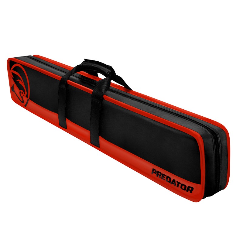 Predator �ڥץ�ǥ����� �����ɥ饤�� ���塼������ 3�Хå�6����ե� ���ե� �֥�å�����å� DA(Roadline Cue Case 3B6S Soft Black RED DA) | �ӥ�䡼�� ���塼������