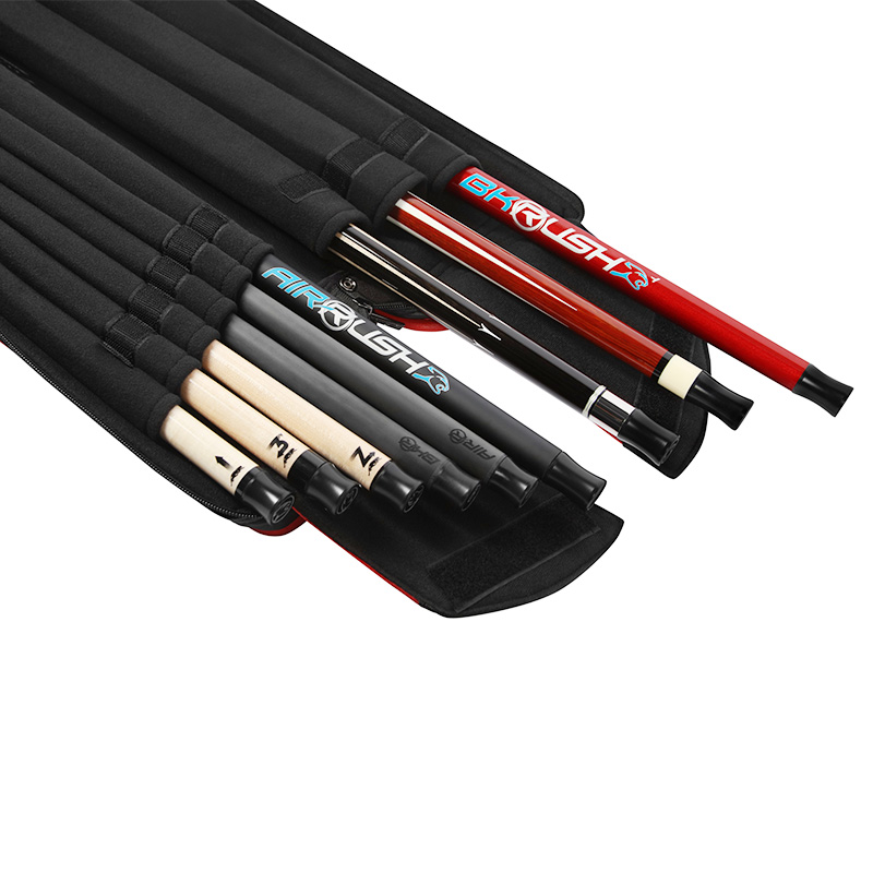 Predator �ڥץ�ǥ����� �����ɥ饤�� ���塼������ 3�Хå�6����ե� ���ե� �֥�å�����å� DA(Roadline Cue Case 3B6S Soft Black RED DA) | �ӥ�䡼�� ���塼������