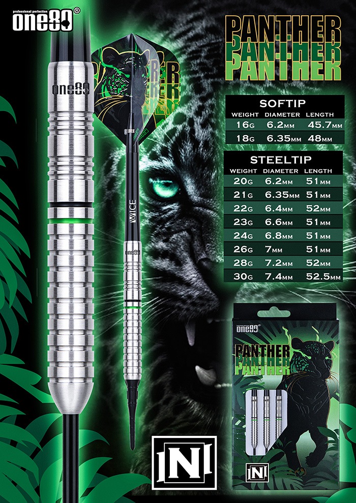 One80 �ѥ󥵡�N �ϡ��� 23g/30g ���󥰥��ƥ�80% (PantherN Steel)