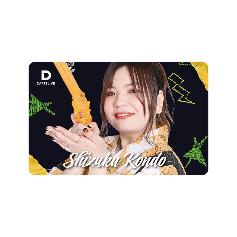 ダーツライブカード ダーツライブプレイヤーグッズ 第五弾 近藤静加 