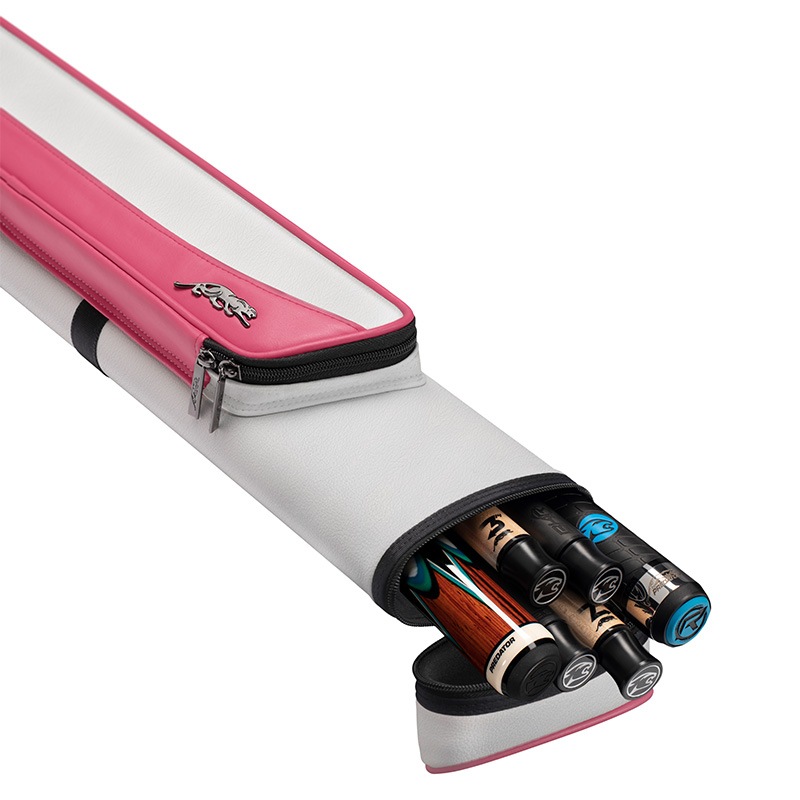 Predator �ڥץ�ǥ����� �����ɥ饤�� ���塼������ 2�Хå�4����ե� �ϡ��� �ۥ磻�ȥԥ� (Roadline Cue Case 2B4S Hard WhitePink) | �ӥ�䡼�� ���塼������