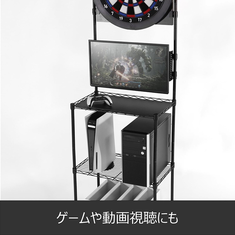 BLITZER �ڥ֥�åĥ����� �饤�ƥ��󥰥����ƥ�����ĥ������ BSD39-BK (Lighting System Darts Stand)