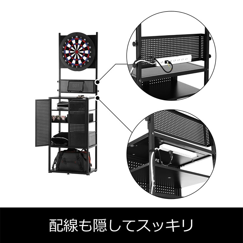 BLITZER �ڥ֥�åĥ����� ���ȥ졼�������ĥ������ BSD40-BK (Storage Darts Stand)