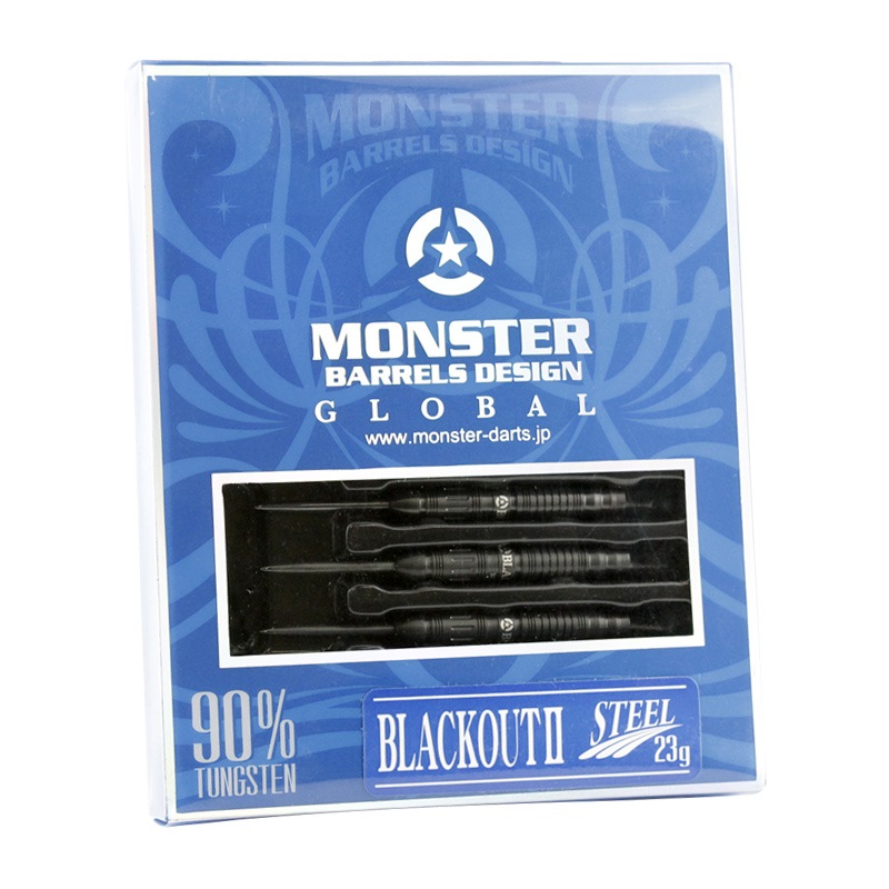 MONSTER DARTS�ڥ�󥹥��������ġ� �������Х��ǥ� �֥�å�������2 (GLOBAL MODEL BLACKOUT2 STEEL Tungsten90%) | ������ �ϡ��ɥ����� 21.0g