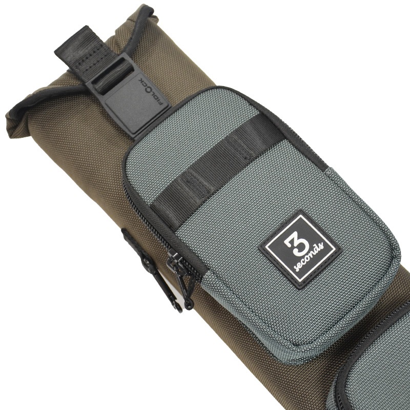 3seconds �ڥ��꡼�����󥺡� ���塼������ �������֥饦��ߥ֥롼���졼 3�Хå�5����ե� �ϡ���(DARKBROWN��BLUEGRAY 3S-3B5SH) | �ӥ�䡼�� ���塼������