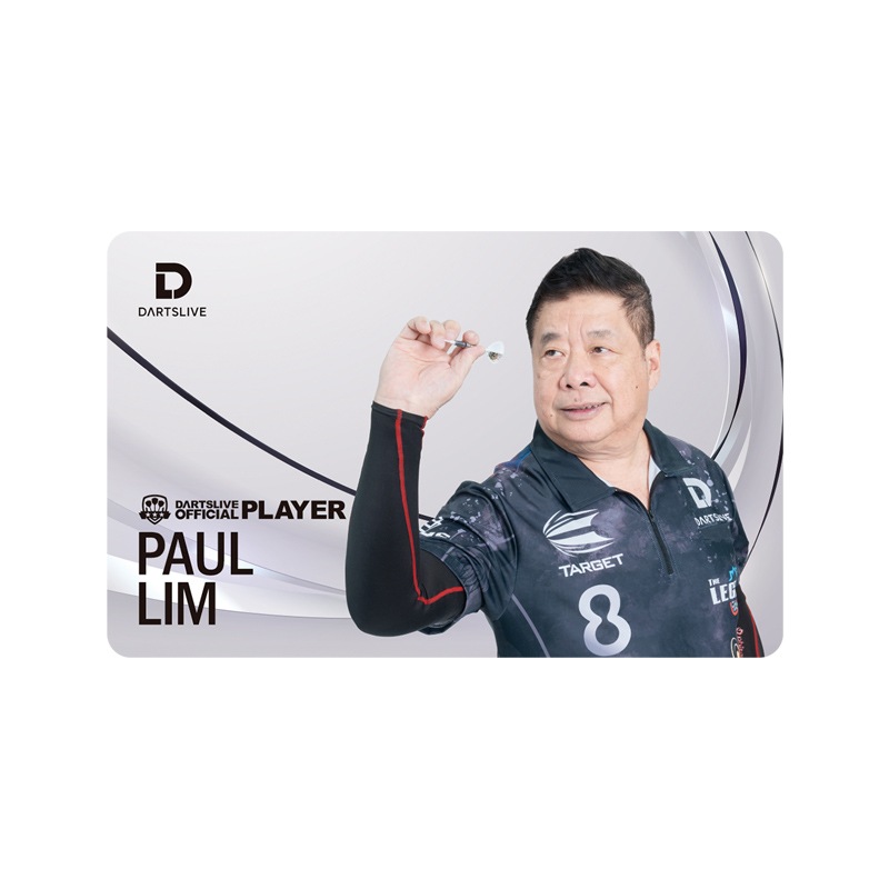 �����ĥ饤�֥����� DARTSLIVE PLAYER GOODS ����� Paul Lim���� �᥿��ץ졼���դ�