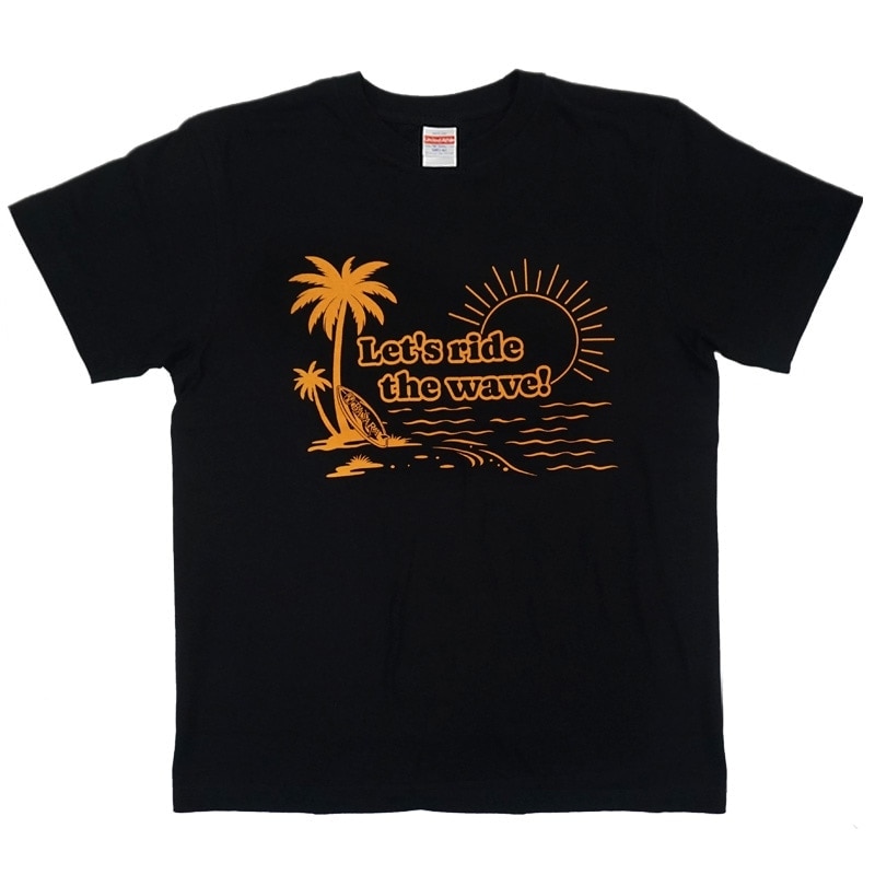 �Х��� the wave T����� ���״���Ϥ������Ͱƥǥ����� �֥�å��ߥ���� XXL(Cotton T-Shirt)