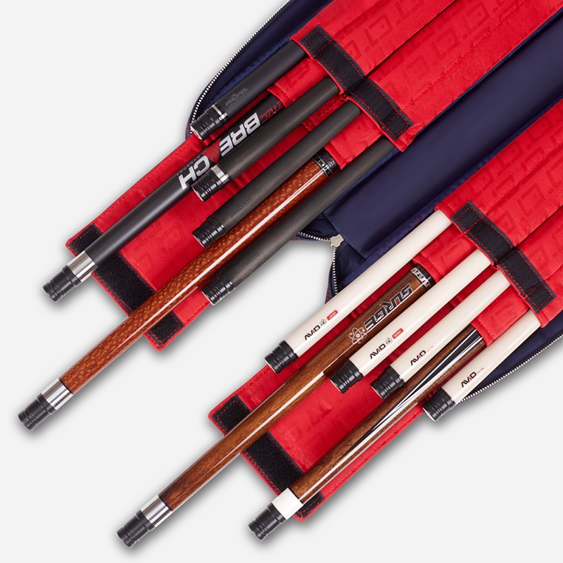 CUETEC �ڥ��塼�ƥå��� ���塼������ �ץ��饤�󥷥꡼�� ���եȥ����� �ͥ��ӡ� 4�Хå�8����ե� (Cue Case Pro Line Series Soft Case Navy 4B8S)