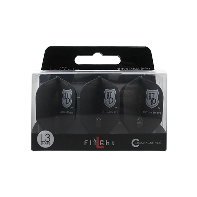 L-Flight �ڥ���ե饤�ȡ� ����ƥ��ޥ����� ���� �������� �֥�å� (UD Logo Shape Black) | �����ѥ����б�