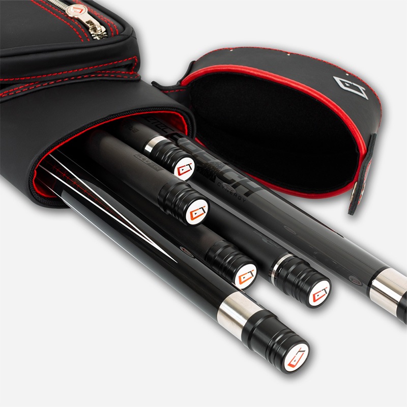 CUETEC �ڥ��塼�ƥå��� ���塼������ �ץ��饤�󥷥꡼�� ���եȥ����� �֥�å� 2�Хå�4����ե� (Cue Case Pro Line Series Soft Case Black 2B4S)