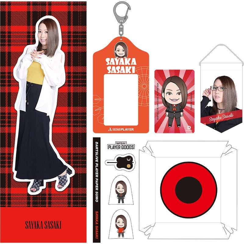 ダーツライブ プレイヤーグッズ2024 PLAYERセット 佐々木沙綾香選手