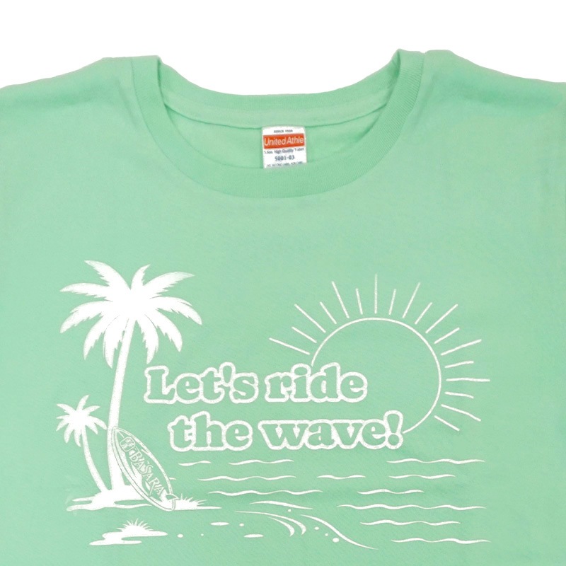 �Х��� the wave T����� ���״���Ϥ������Ͱƥǥ����� �����ߥۥ磻�� G-M(Cotton T-Shirt)