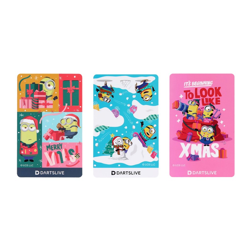 ５枚コンプセット　ダーツライブ　ミニオン　カード アクセサリ > ダーツライブカード > 【Only Japan】ミニオン