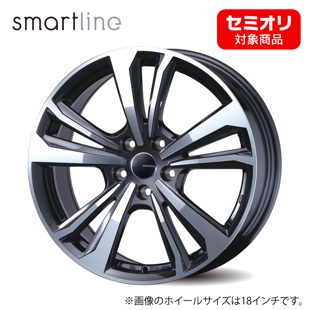smartline 365 16x6.5(46)112-5H 57.1φ[ガンメタリック/ポリッシュ] | smartline | タスカル ...
