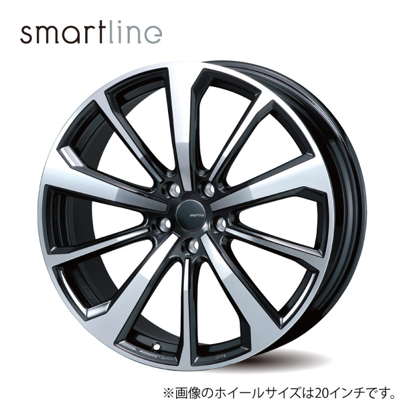 smartline 365n 20x8.5(24) 112-5H 66.6φ[ダークガンメタリック