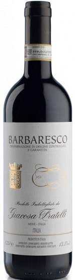 バルバレスコ 2020 フラテッリ ジャコーザ 赤 750ml |ワインショップ