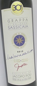 グラッパ ディ サッシカイア 2019 ポーリ 500ml |ワインショップ グラッパ ディ サッシカイア 2019 ポーリ 500ml |ワインショップ