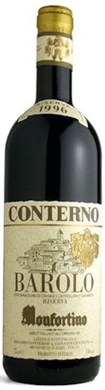 バローロ リセルヴァ モンフォルティーノ 1996 ジャコモ コンテルノ 赤 750ml-ワインショップ タストヴァン