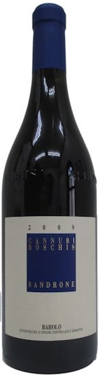 バローロ カンヌビ ボスキス 2009 ルチアーノ サンドローネ 赤 750ml
