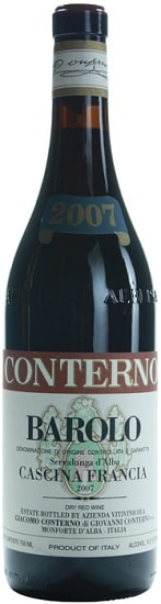 バローロ カシーナ フランチャ 2007 ジャコモ コンテルノ 赤 750ml