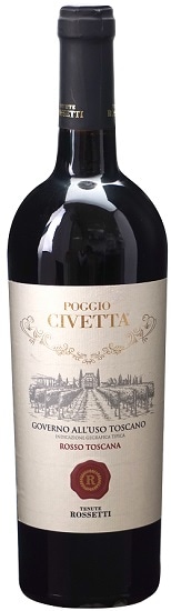 ゴヴェルノ アッルーゾ トスカーノ ポッジョ チヴェッタ 2020 テヌーテ ロセッティ 赤 750ml