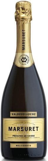 プロセッコ ヴァルドッビアデーネ スペリオーレ アゴスティーノ ドライ 2015 マルスレット 泡 750ml