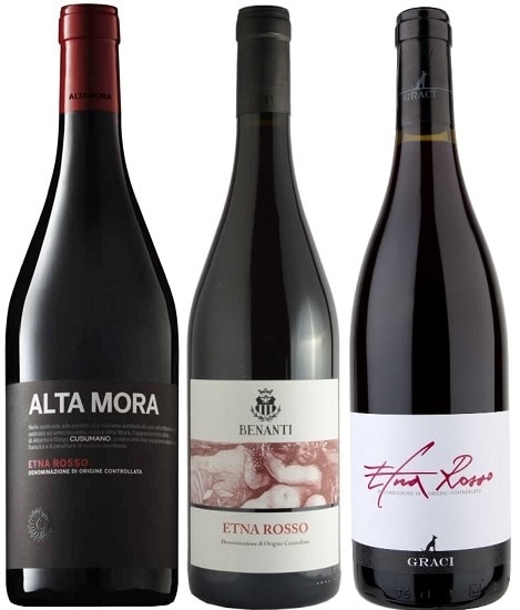 SINプラネタ エトナ・ロッソ 2021 750ml×3本&ボーヌプルミエ イタリア エトナ ロッソ 3本飲み比べセット |ワインショップ タストヴァン