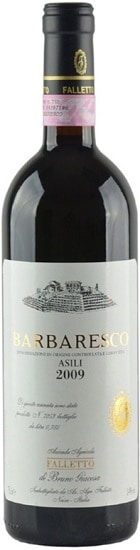 バルバレスコ アジリ 2009 ブルーノ ジャコーザ 赤 750ml