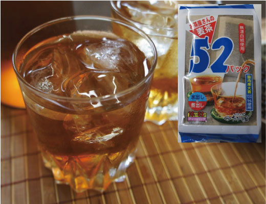 お茶屋さんの麦茶52パック×1ケース販売