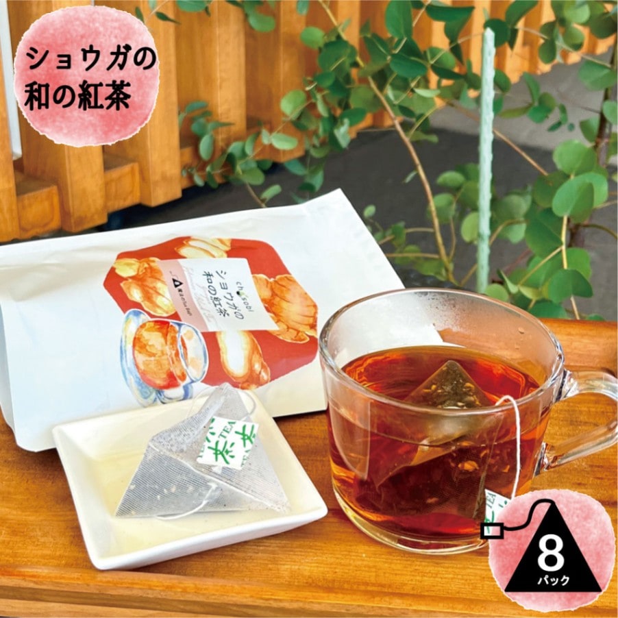 ショウガの和の紅茶 ティーバッグ 3g×8袋  chasoboi ちゃそび