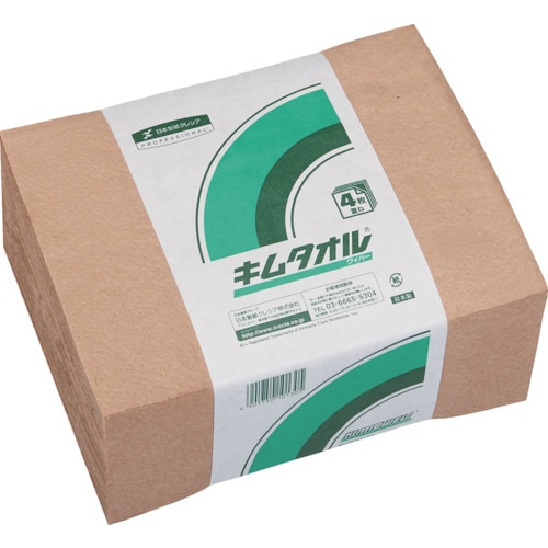 【直送品：代引不可】クレシア　キムタオル　４つ折り 61000 [126-2084] 【ウエス】[61000]